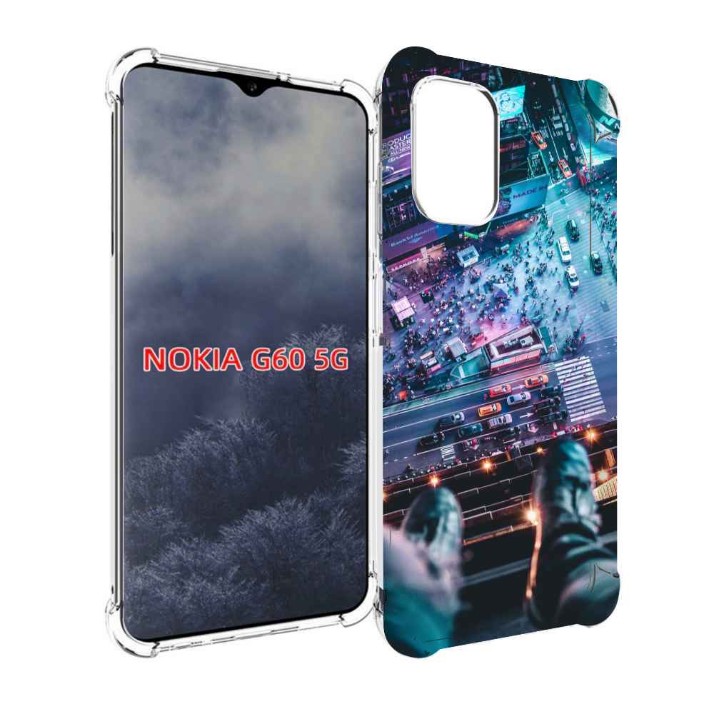 

Чехол MyPads парень на крыше для Nokia G60 5G, Прозрачный, Tocco
