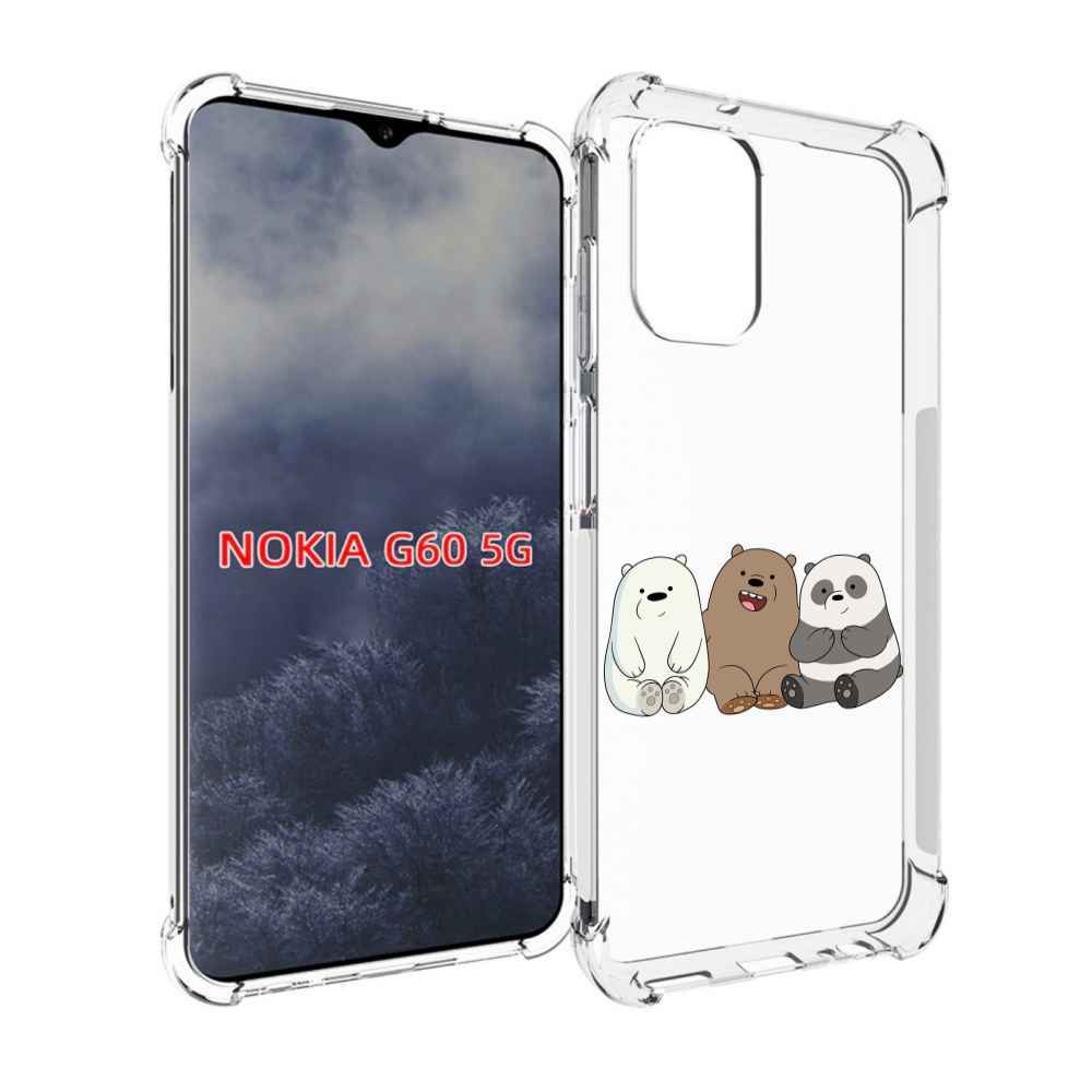 

Чехол MyPads панды детский для Nokia G60 5G, Прозрачный, Tocco