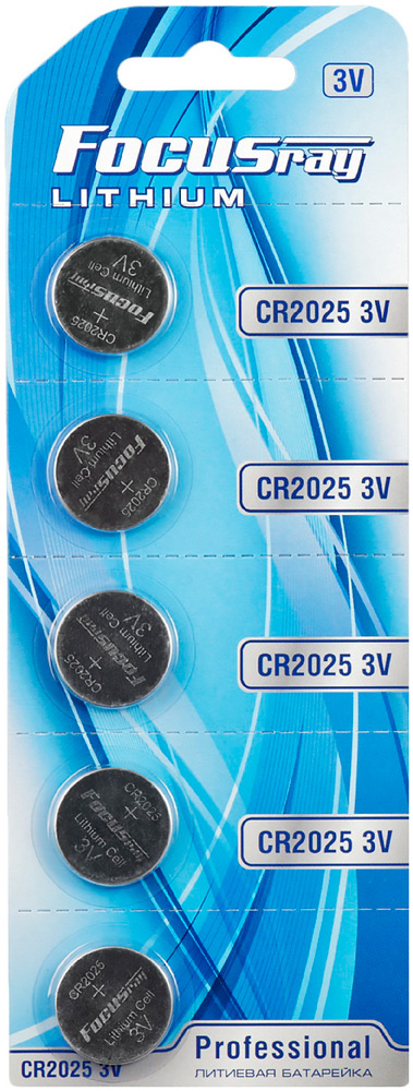 

Батарейки FOCUSray CR2025, CR2025