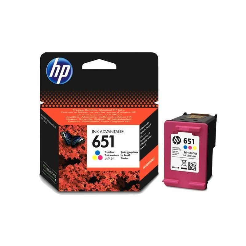 

Картридж для струйного принтера HP 651 C2P11AE многоцветный, оригинальный, 651
