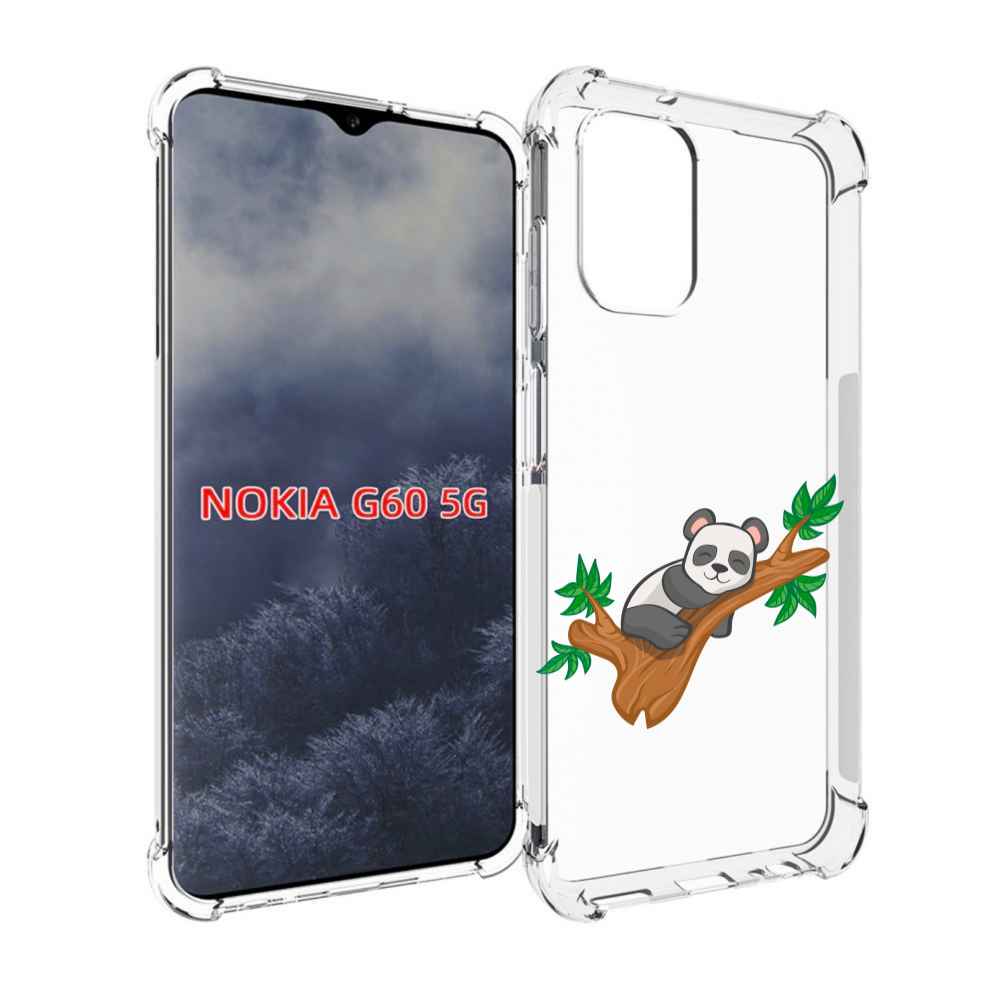 

Чехол MyPads панда-на-деревце для Nokia G60 5G, Прозрачный, Tocco