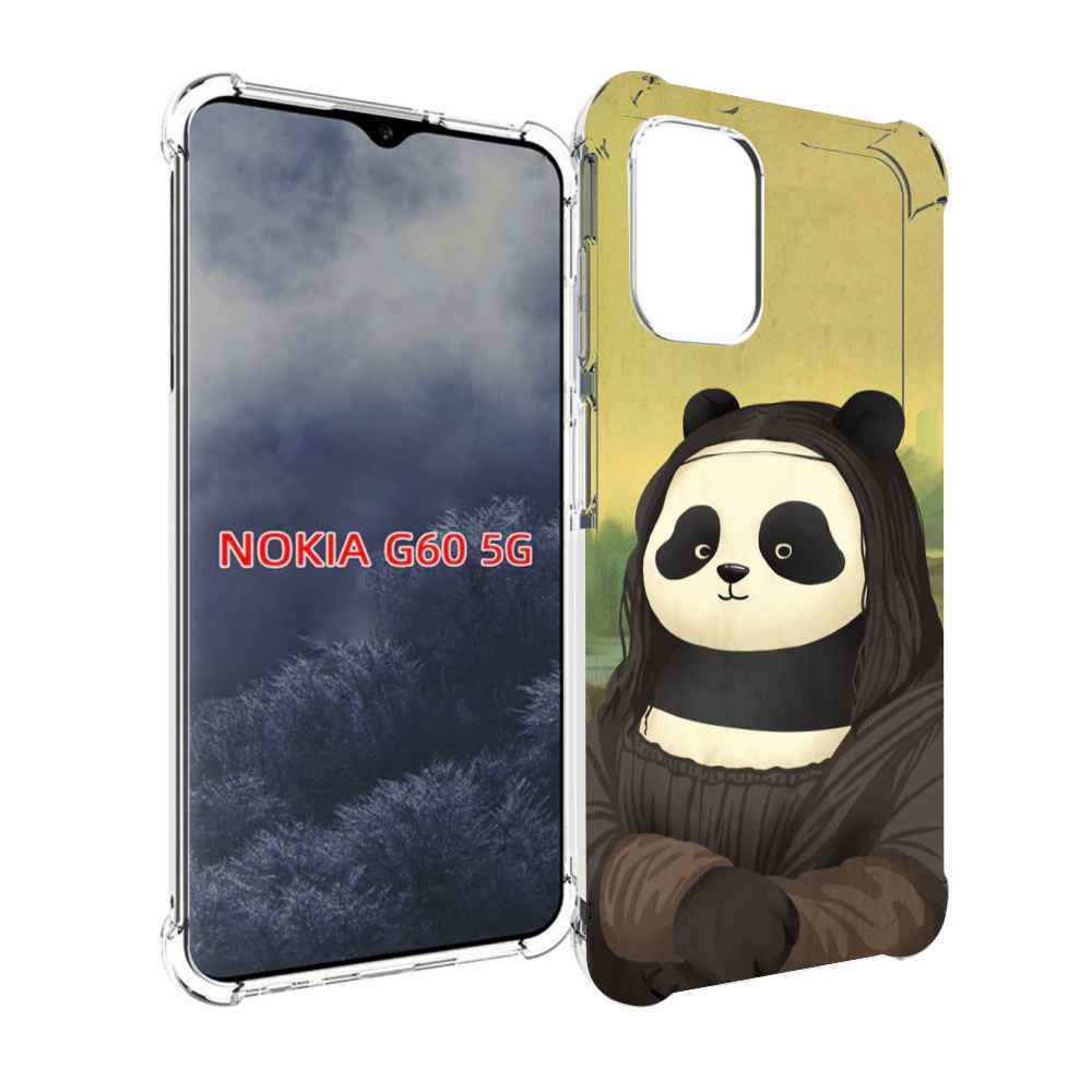 

Чехол MyPads панда монализа для Nokia G60 5G, Прозрачный, Tocco