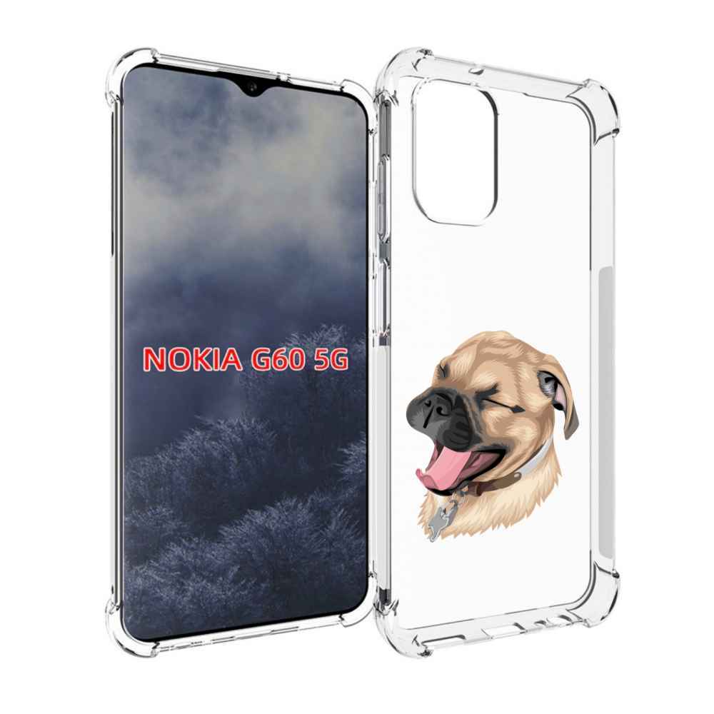 

Чехол MyPads очень-довольная-собака для Nokia G60 5G, Прозрачный, Tocco