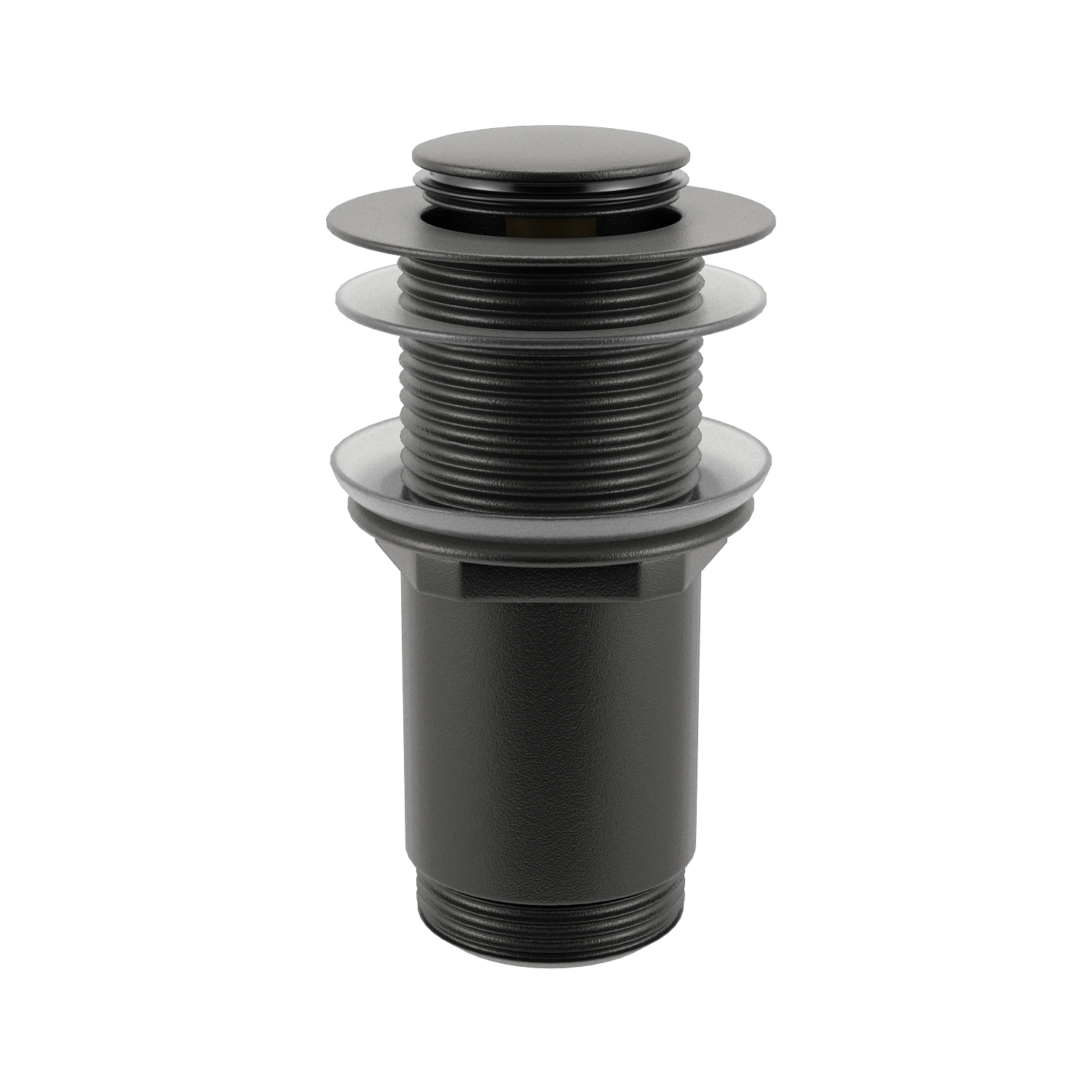 фото Донный клапан без перелива wellsee drainage system 182135000, латунь, цвет матовый черный