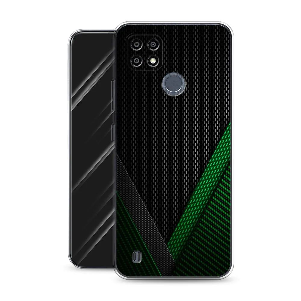 

Чехол Awog на Realme C25Y "Зеленый карбон", Зеленый;черный, 2510950-3