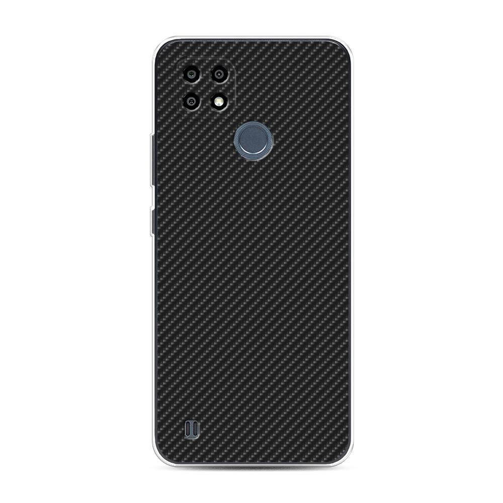 

Силиконовый чехол "Черный карбон" для Realme C25Y, 2510950-3