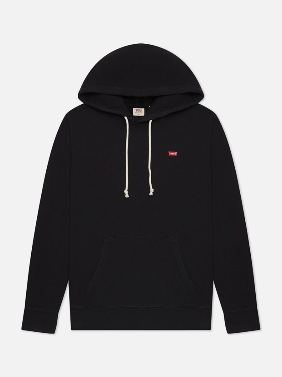 

Худи мужское Levi's 34581 черное S, Черный, 34581