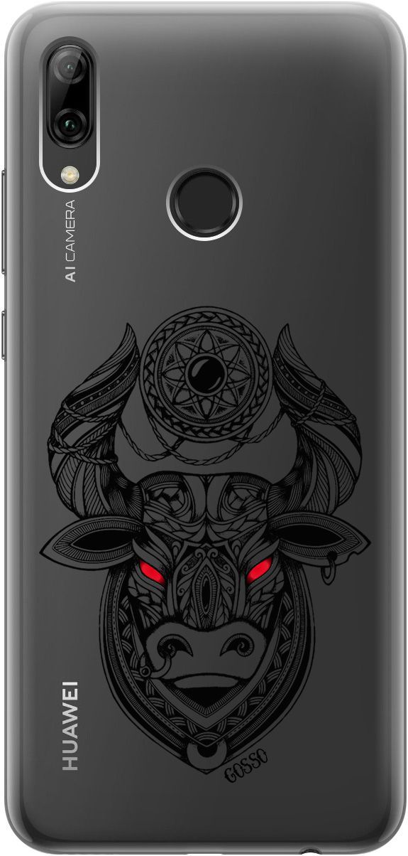 

Чехол на Honor 10 Lite/Huawei P Smart (2019) "Grand Bull" прозрачный, 670