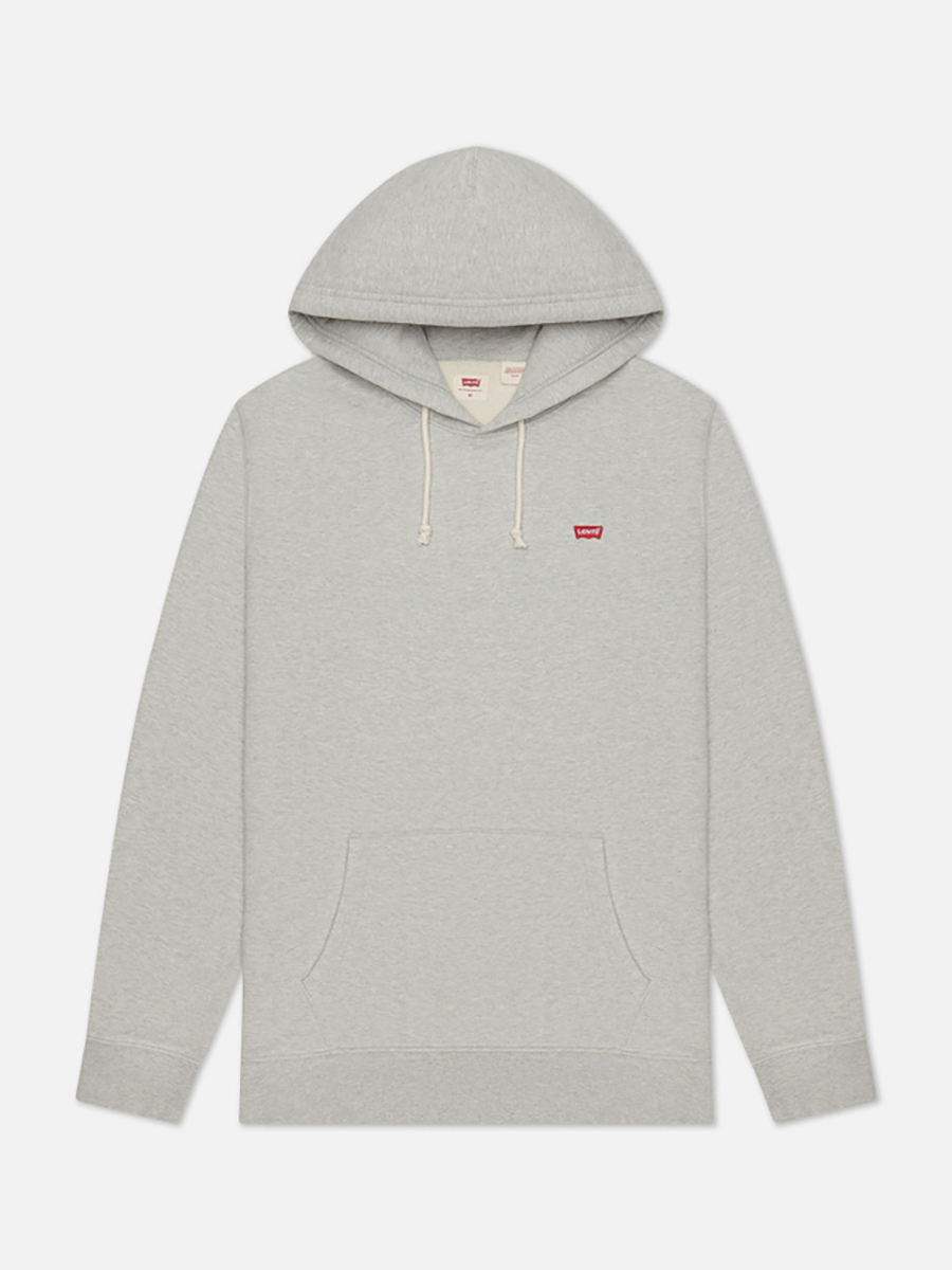 

Худи мужское Levi's 34581 серое 2XL, Серый, 34581
