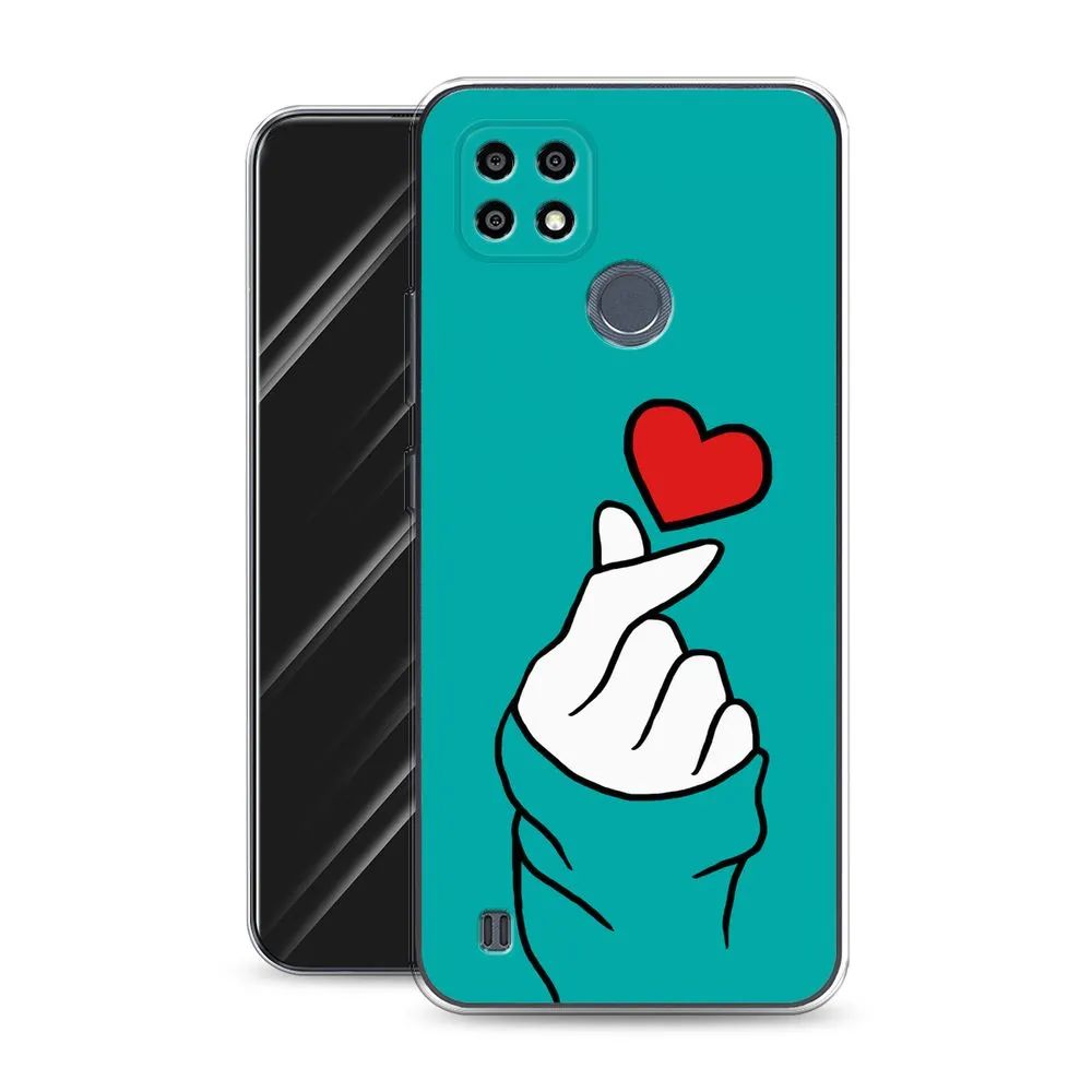 

Чехол Awog на Realme C25Y "Маленькое сердечко", Разноцветный, 2510950-7