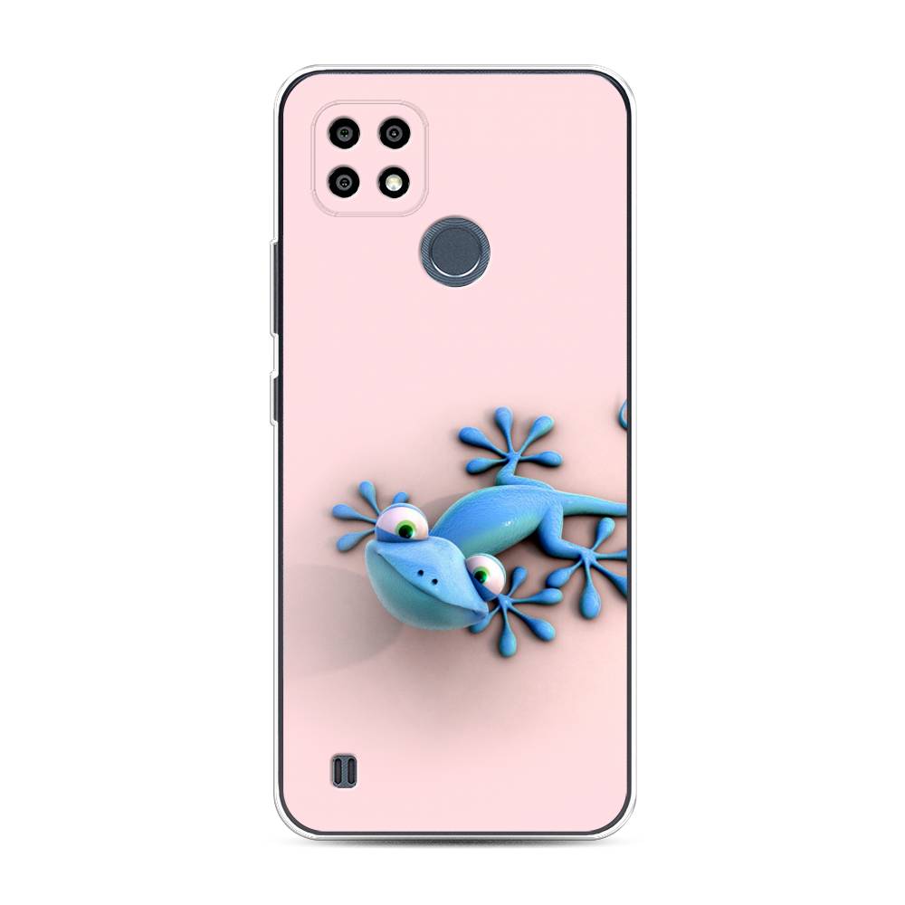 

Чехол Awog на Realme C25Y "Голубая ящерка", 2510950-2