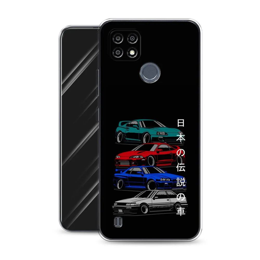 

Чехол Awog на Realme C25Y "JDM Legend cars", Разноцветный, 2510950-5