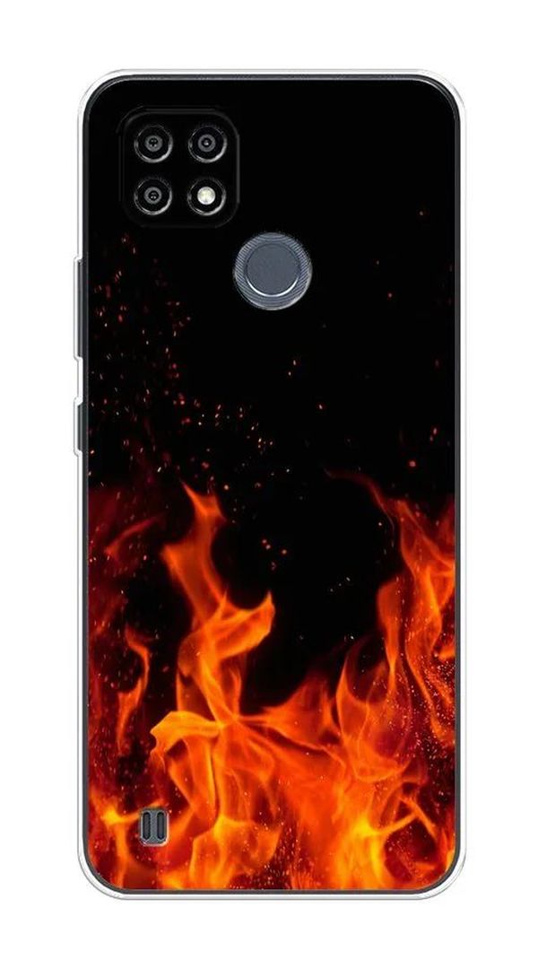 

Чехол Awog на Realme C25Y "Все в огне", Разноцветный, 2510950-4