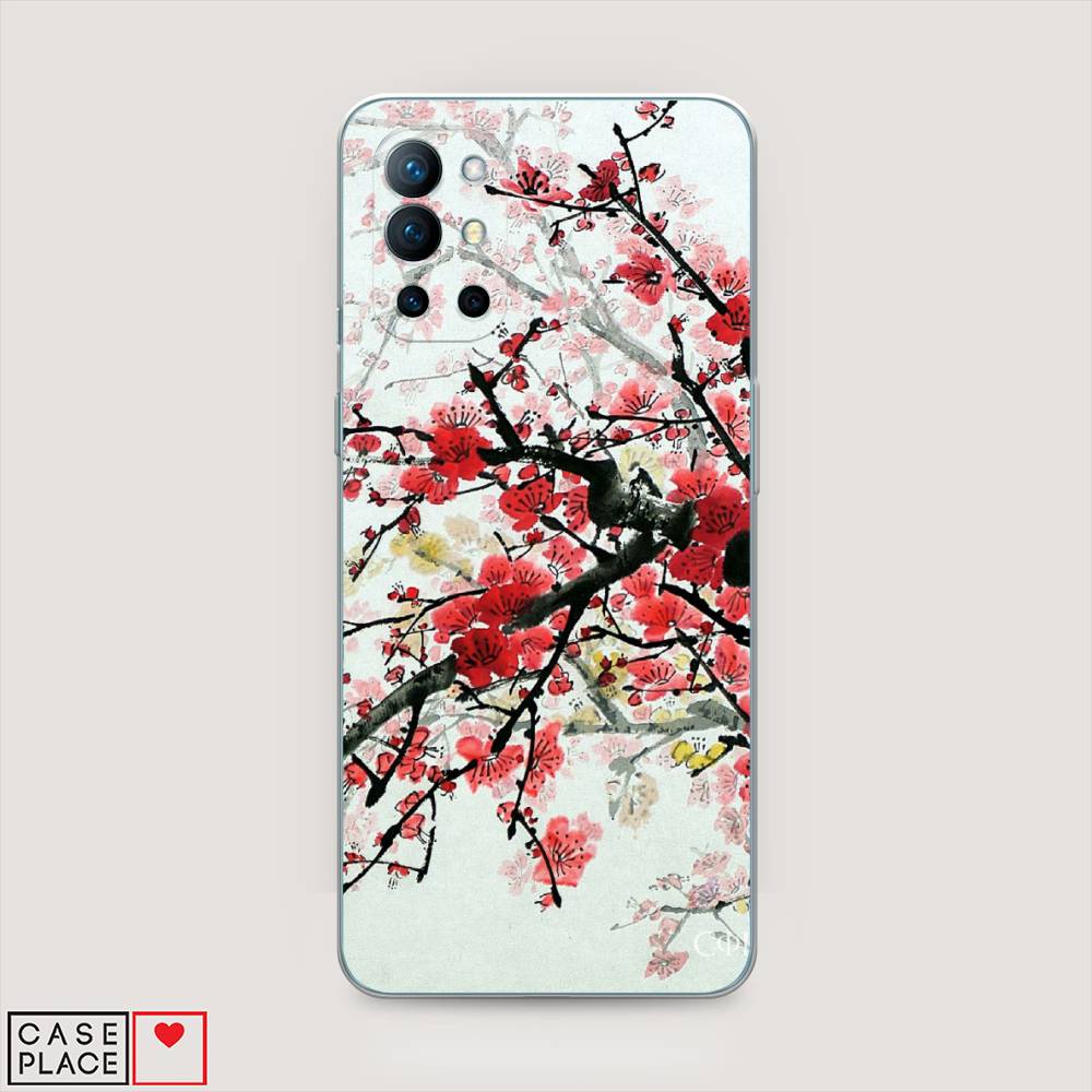 фото Чехол awog "сакура" для oneplus 9r