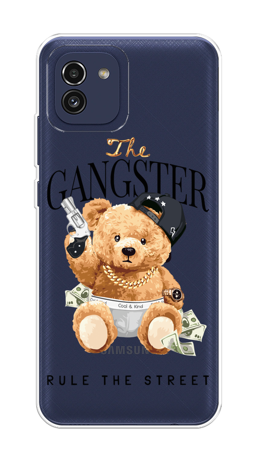 

Чехол на Samsung Galaxy A03 "The Gangster", Бежевый;серый;черный, 2104950-6