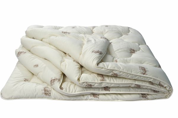 Одеяло 28 (шерсть овечья 150/смесовая ткань) 1.5-спальное