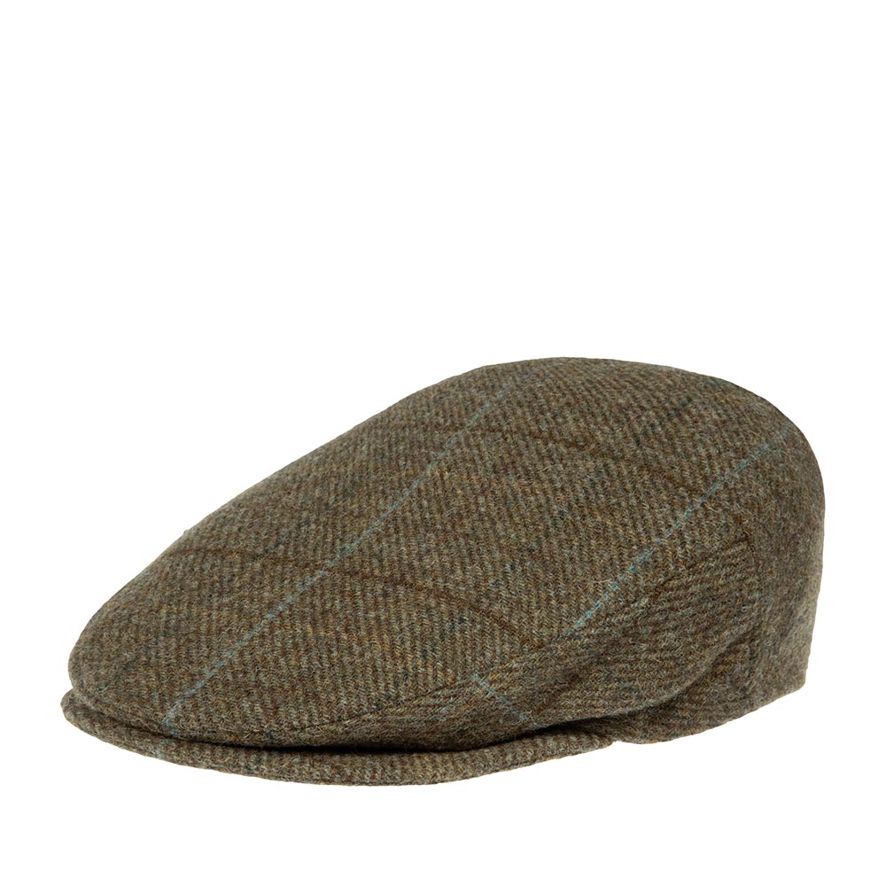 Кепка коппола мужская LAIRD TWEED FLAT CAP зеленая, р. 61