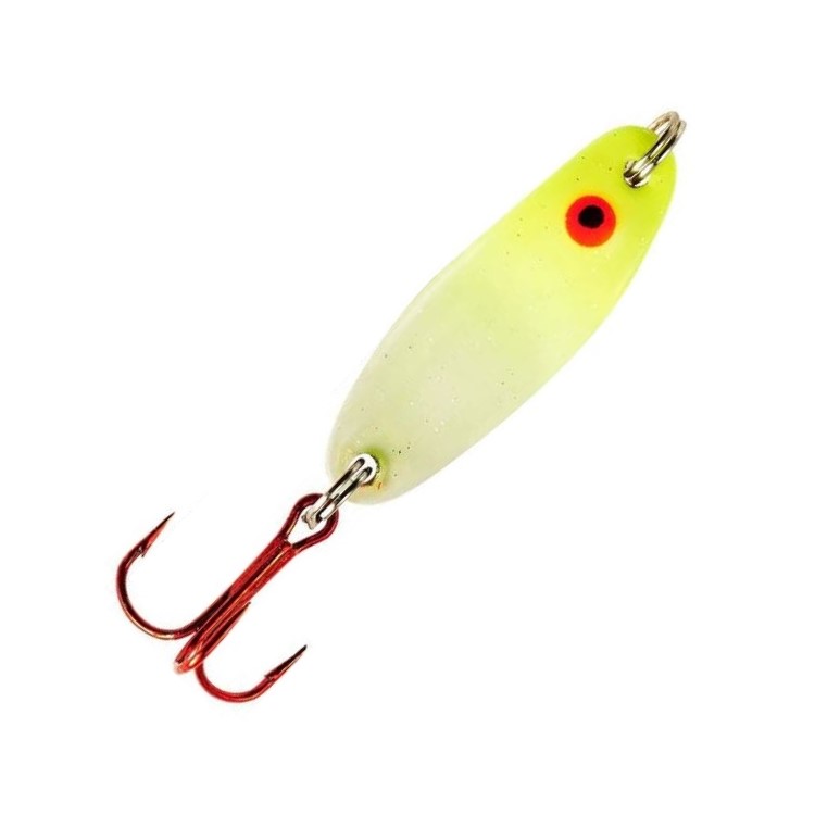 Блесна колеблющаяся Lindy Quiver Spoon #Chartreuse Glow Gold 1 (LQSP263)