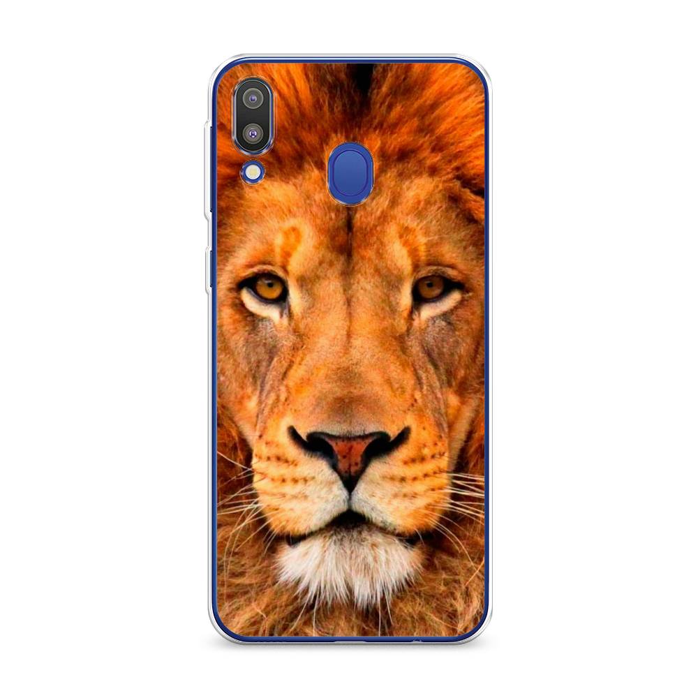 

Чехол на Samsung Galaxy M20 "Благородный лев", Оранжевый, 27450-1