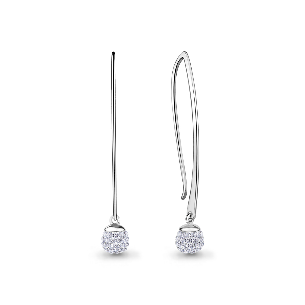 

Серьги из серебра со стеклом Aquamarine Aquamarine 48344_925_р, 48344_925_р