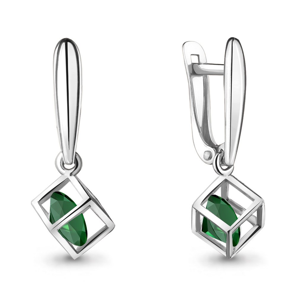 

Серьги из серебра с агатом Aquamarine Aquamarine 4830109_925_р, 4830109_925_р