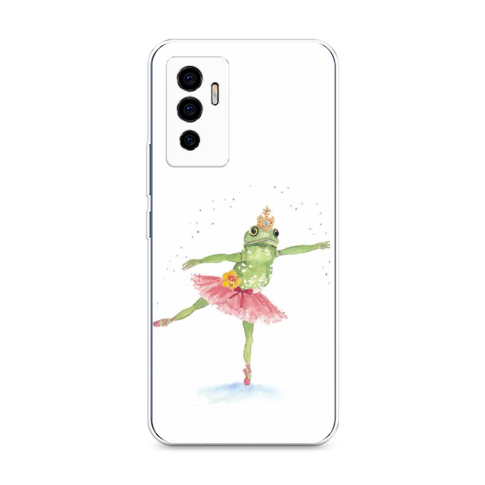 

Чехол на Vivo V23e "Лягушка-балерина", Зеленый, 265950-4