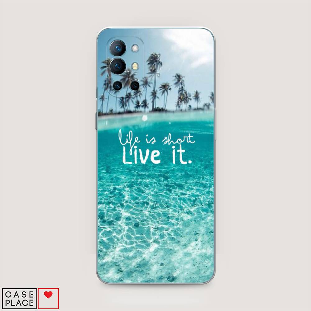 

Чехол Awog на OnePlus 9R / ВанПлас 9R "Live it", Розовый, 151650-7