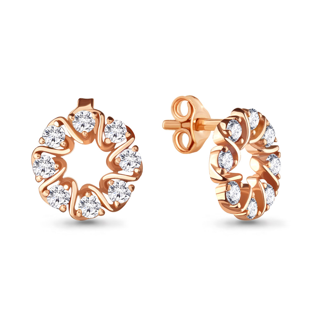 

Серьги из серебра с фианитом Aquamarine Aquamarine 48181А_925_з, 48181А_925_з