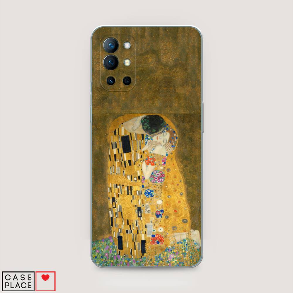 

Чехол Awog на OnePlus 9R / ВанПлас 9R "Поцелуй Гюстава Климта", Желтый;коричневый, 151650-9