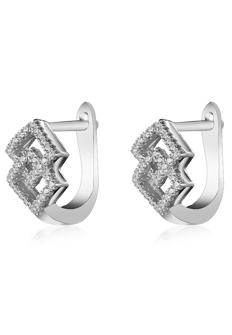

Серьги из серебра с фианитом Ogisana A42293, A42293