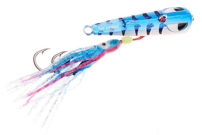 

Инчику Asari Invader 300гр #03 blue tiger-lumo, Разноцветный