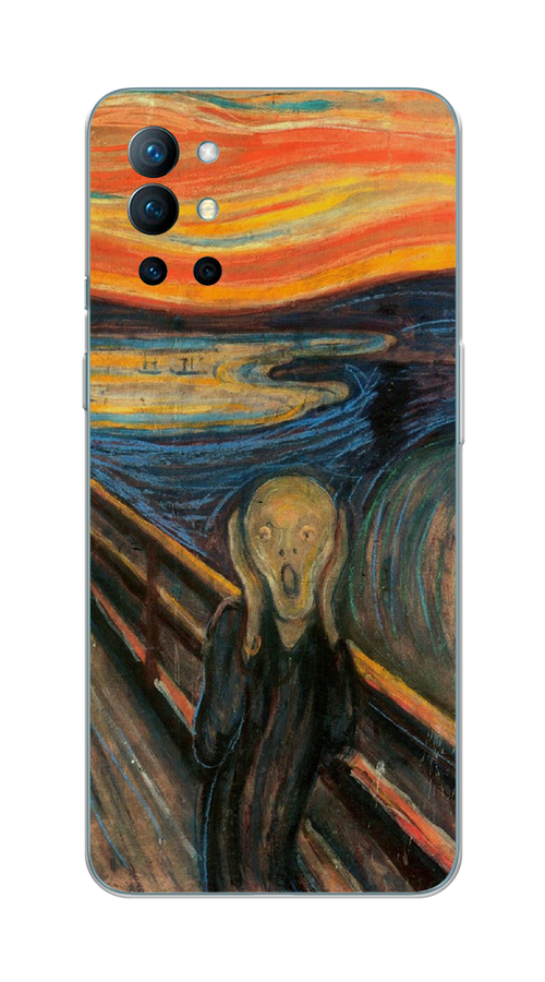 

Чехол Awog на OnePlus 9R / ВанПлас 9R "Крик", Оранжевый;синий;серый, 151650-9