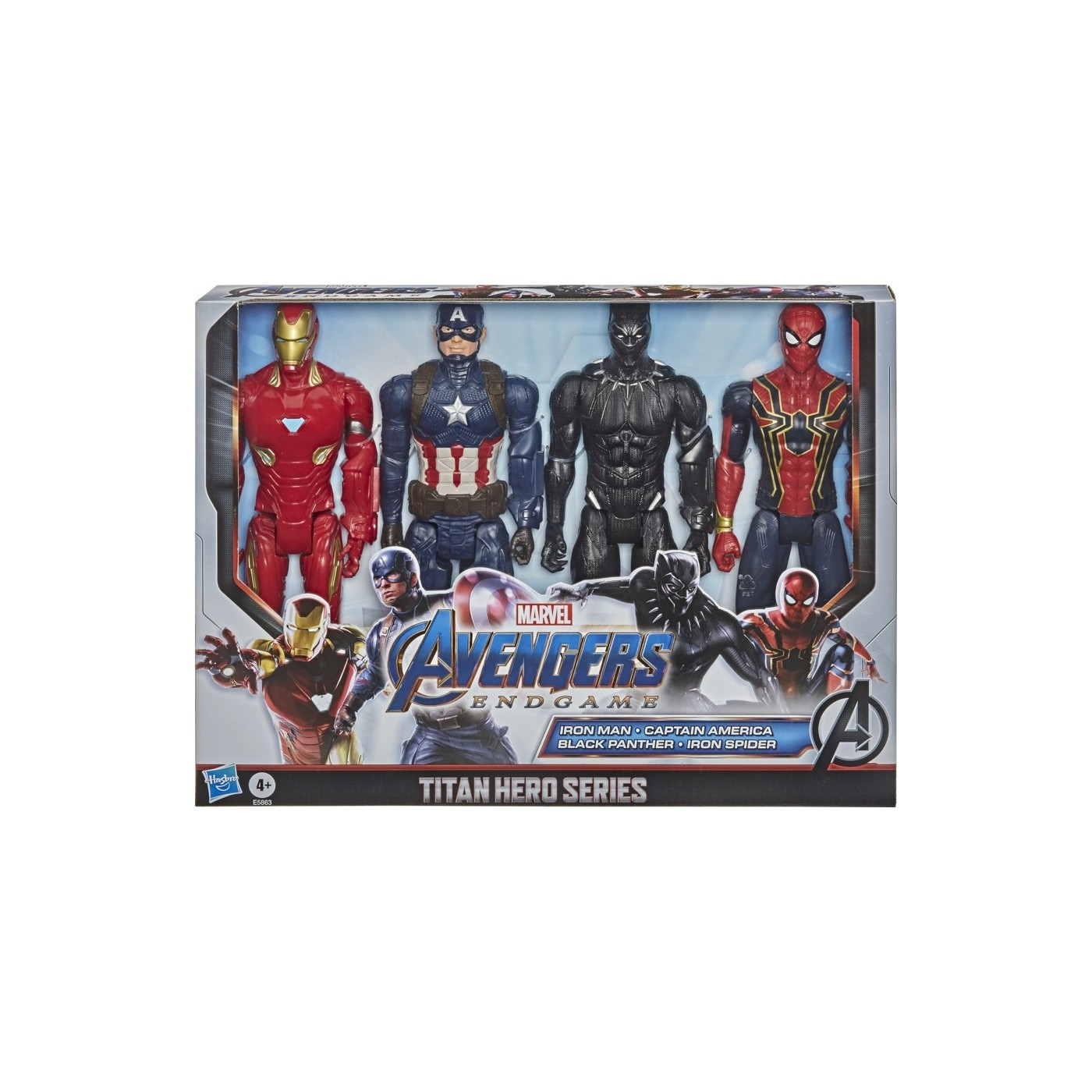 Фигурка Marvel Avengers Endgame Titan Hero Series 4-Pack E5863