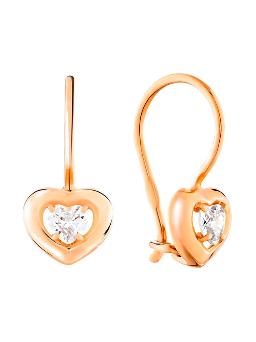

Серьги из золота с фианитом UVILERS ZS98406, ZS98406