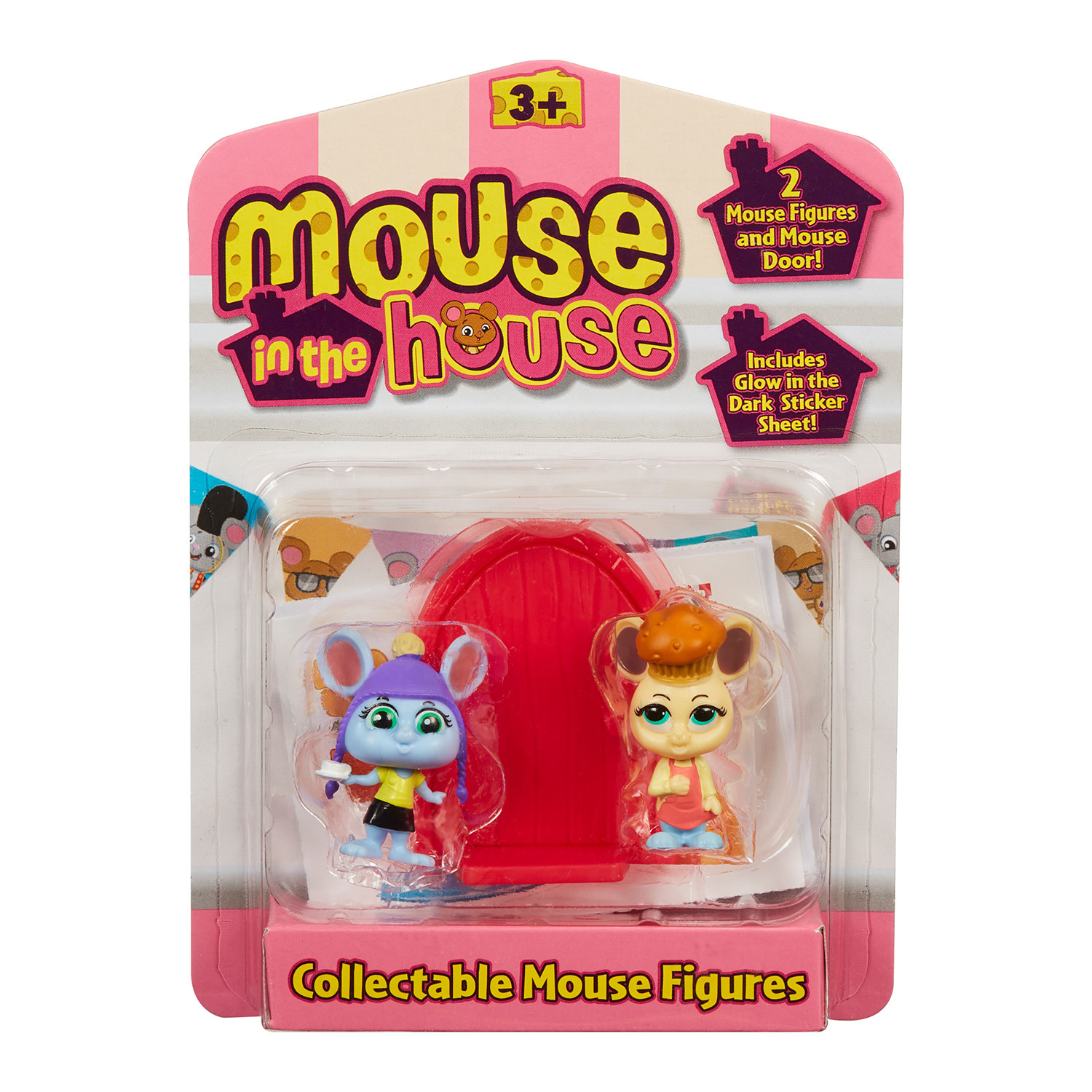 Игровой набор 2в1 фигурки Сквик и Маффин Mouse in the House 41721 игровой набор мышкин дом пиццерия маусвилль