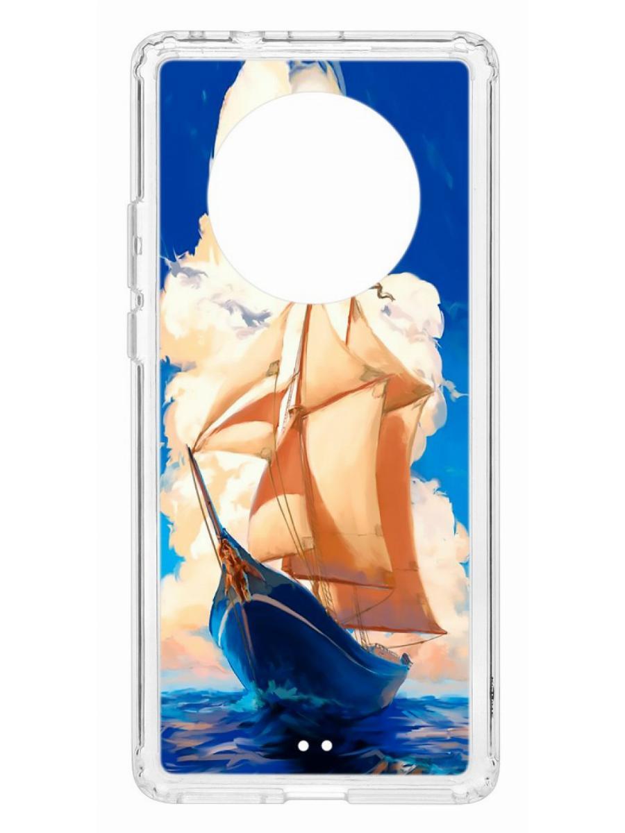 

Чехол на Huawei Mate 40 Pro Kruche Print Парусник