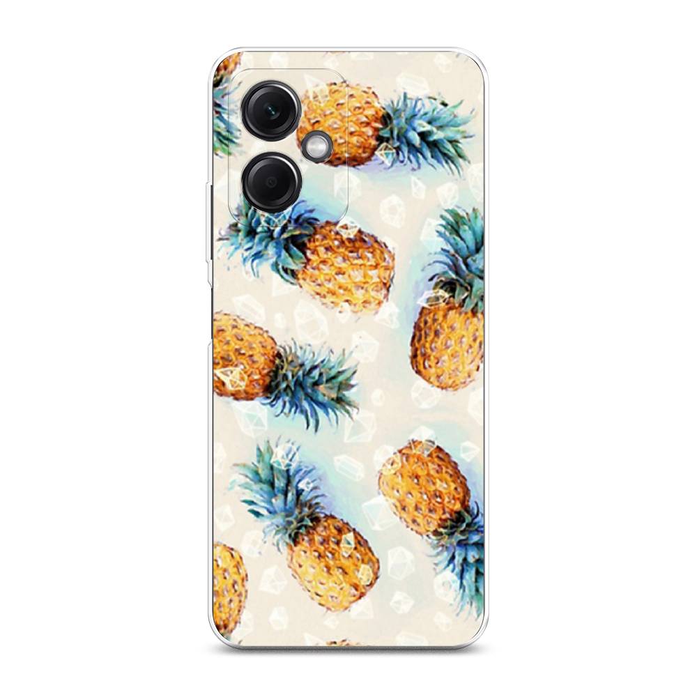 

Чехол Awog на Xiaomi Redmi Note 12 5G "Ананасы", Бежевый, 316950-3