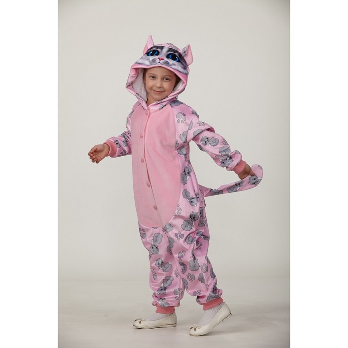 Карнавальный костюм Батик кошечка, розовый, 116 костюм карнавальный батик батик принц сапфировый детский р 28 110 см