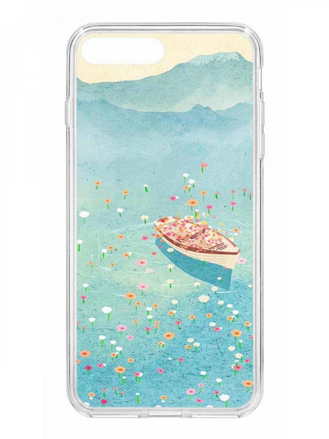

Чехол для iPhone 7 Plus /8 Plus КRUЧЕ Print Парусник прозрачный с рисунком