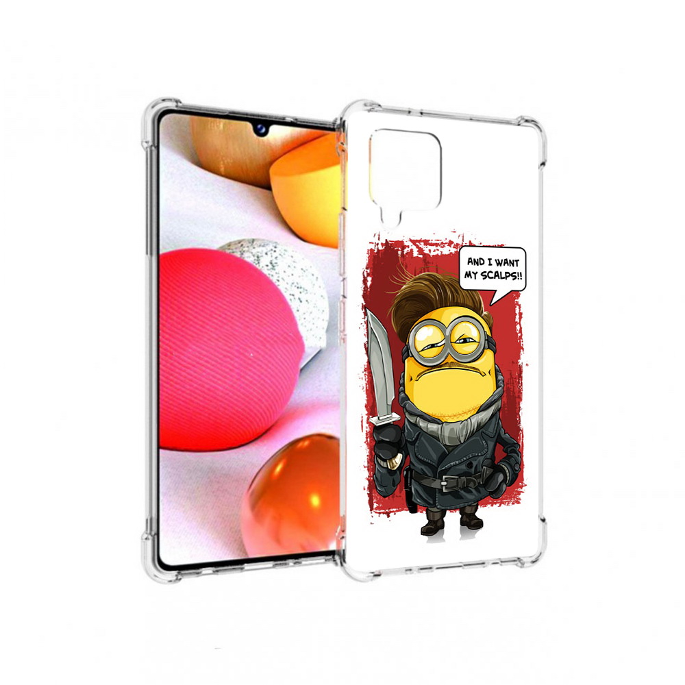 

Чехол MyPads Tocco для Samsung Galaxy A42 миньон убийца (PT226910.539.477), Прозрачный, Tocco