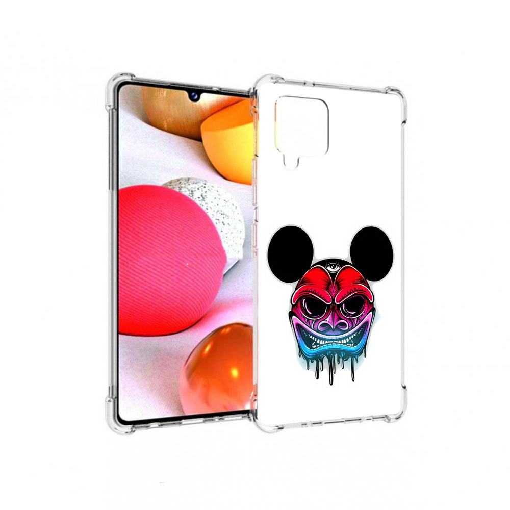 

Чехол MyPads Tocco для Samsung Galaxy A42 микки в маске (PT226910.539.473), Прозрачный, Tocco