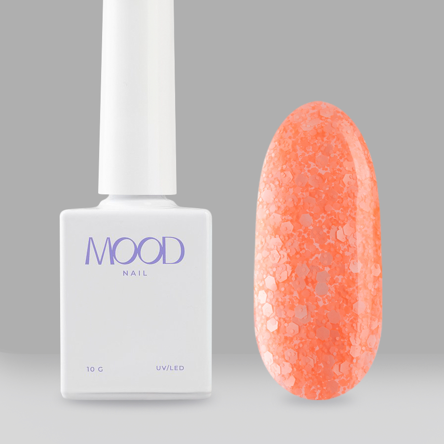 

Гель-лак MOODNAIL Holi Festival Orange10 г, Оранжевый