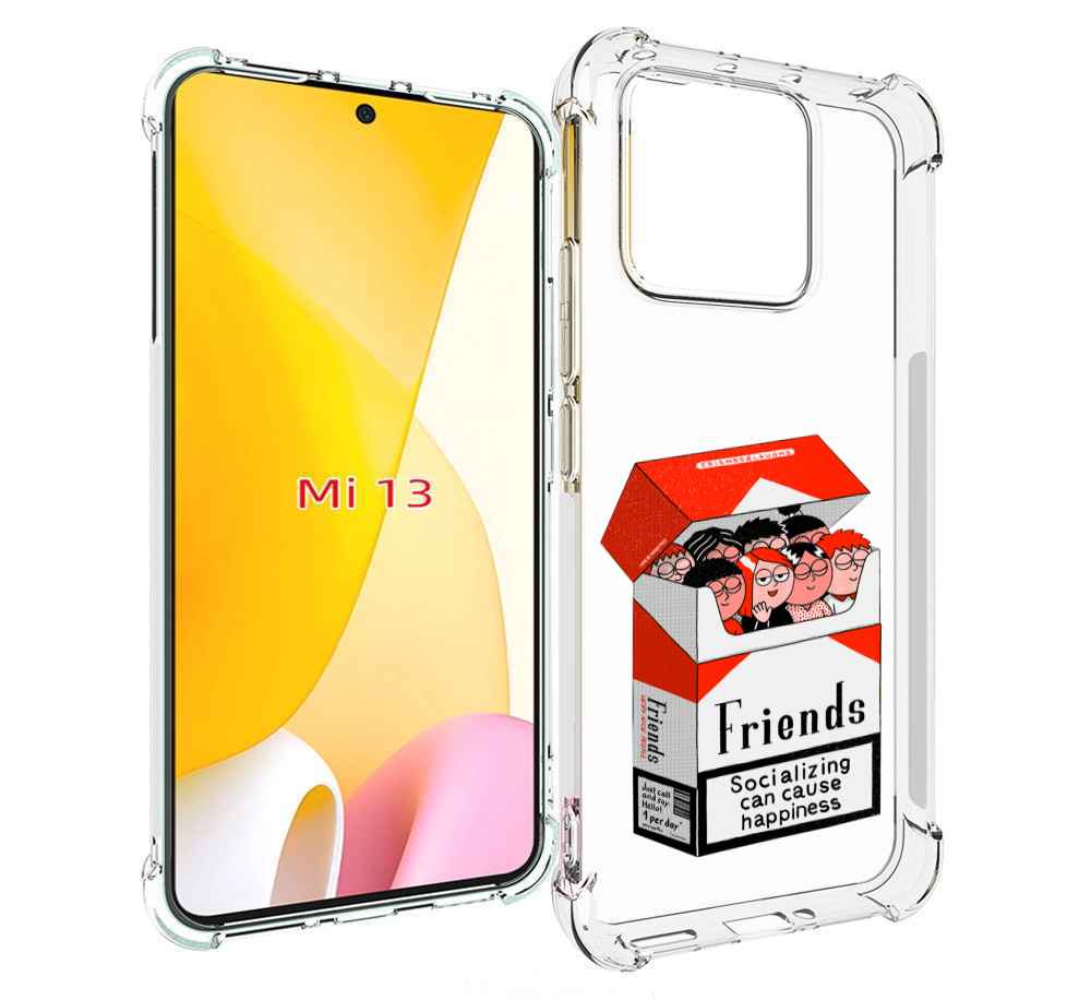 

Чехол MyPads друзья для Xiaomi 13, Прозрачный, Tocco