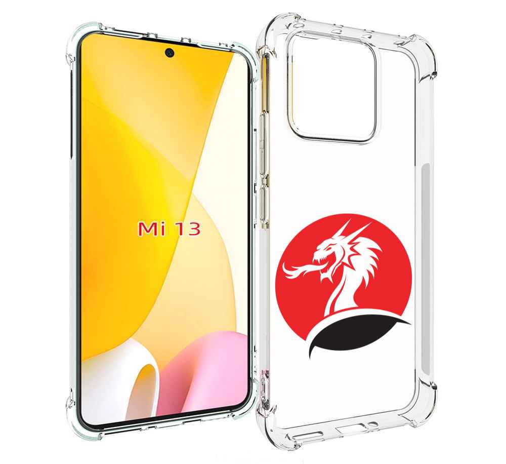 

Чехол MyPads дракон-рисунок для Xiaomi 13, Прозрачный, Tocco