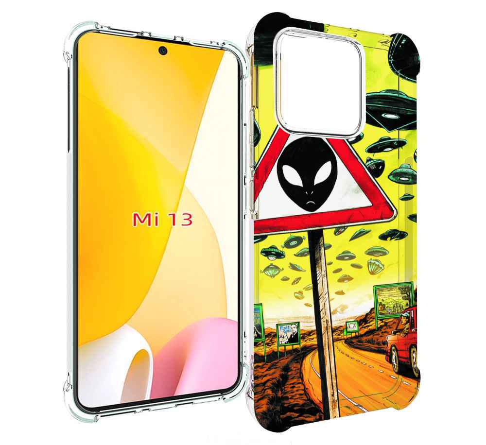 

Чехол MyPads дорога к инопланетянам для Xiaomi 13, Прозрачный, Tocco