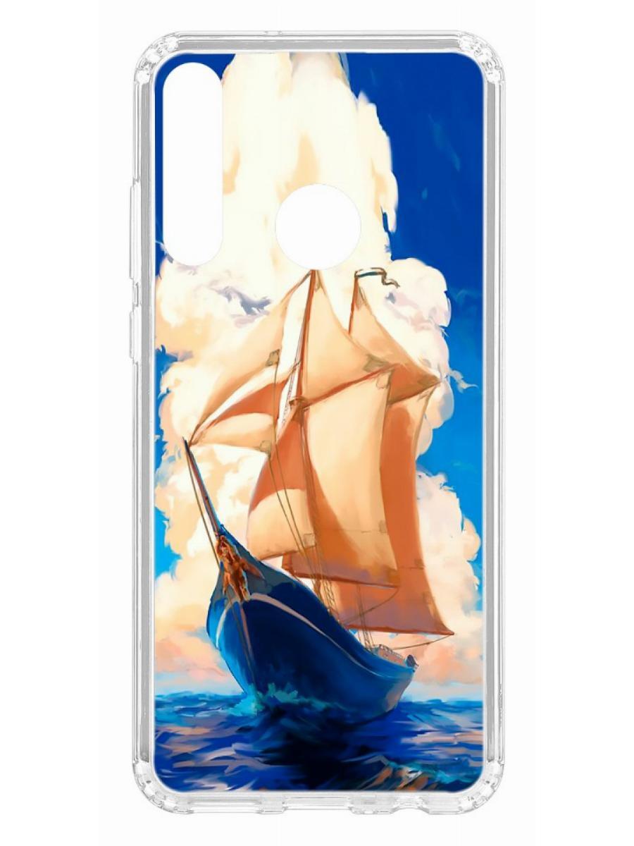 

Чехол на Huawei Y6p 2020 Kruche Print Парусник