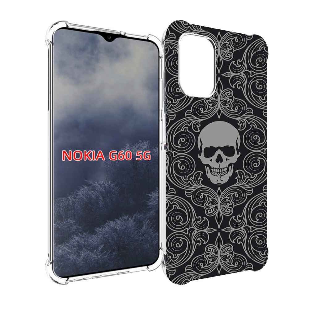 

Чехол MyPads орнамент-черепов для Nokia G60 5G, Прозрачный, Tocco