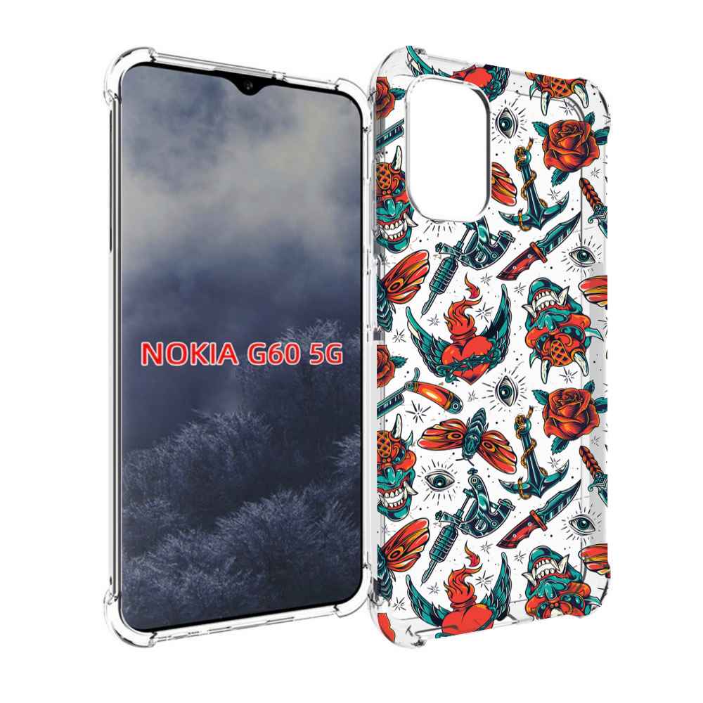

Чехол MyPads олд-скул-пак для Nokia G60 5G, Прозрачный, Tocco