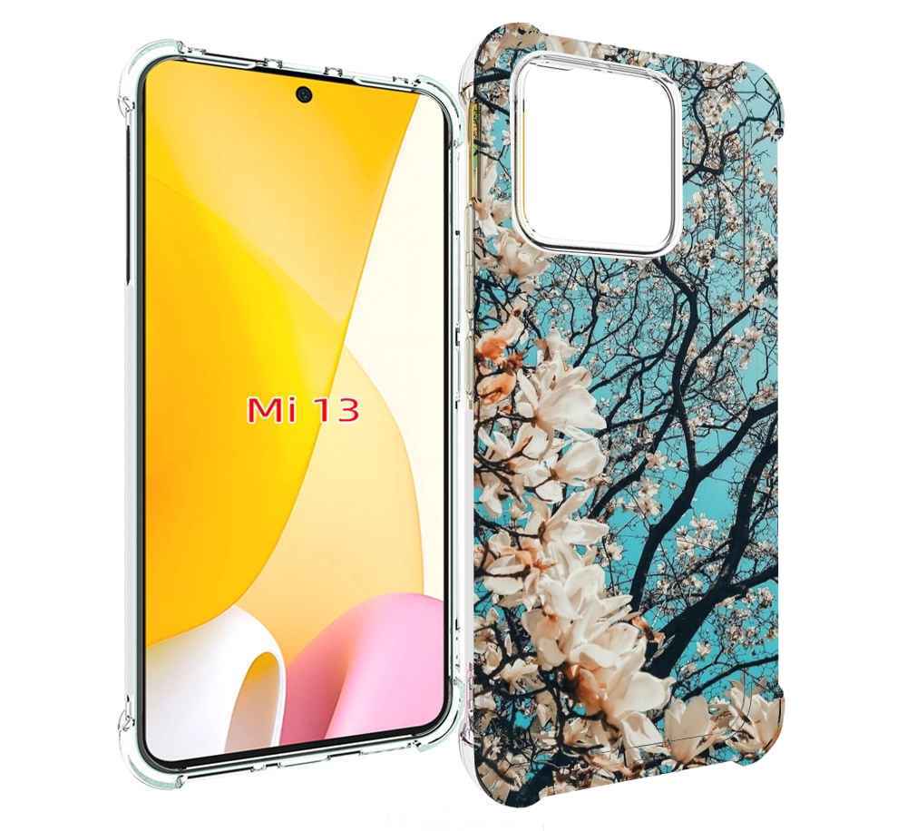 

Чехол MyPads дерево-с-цветочками для Xiaomi 13, Прозрачный, Tocco