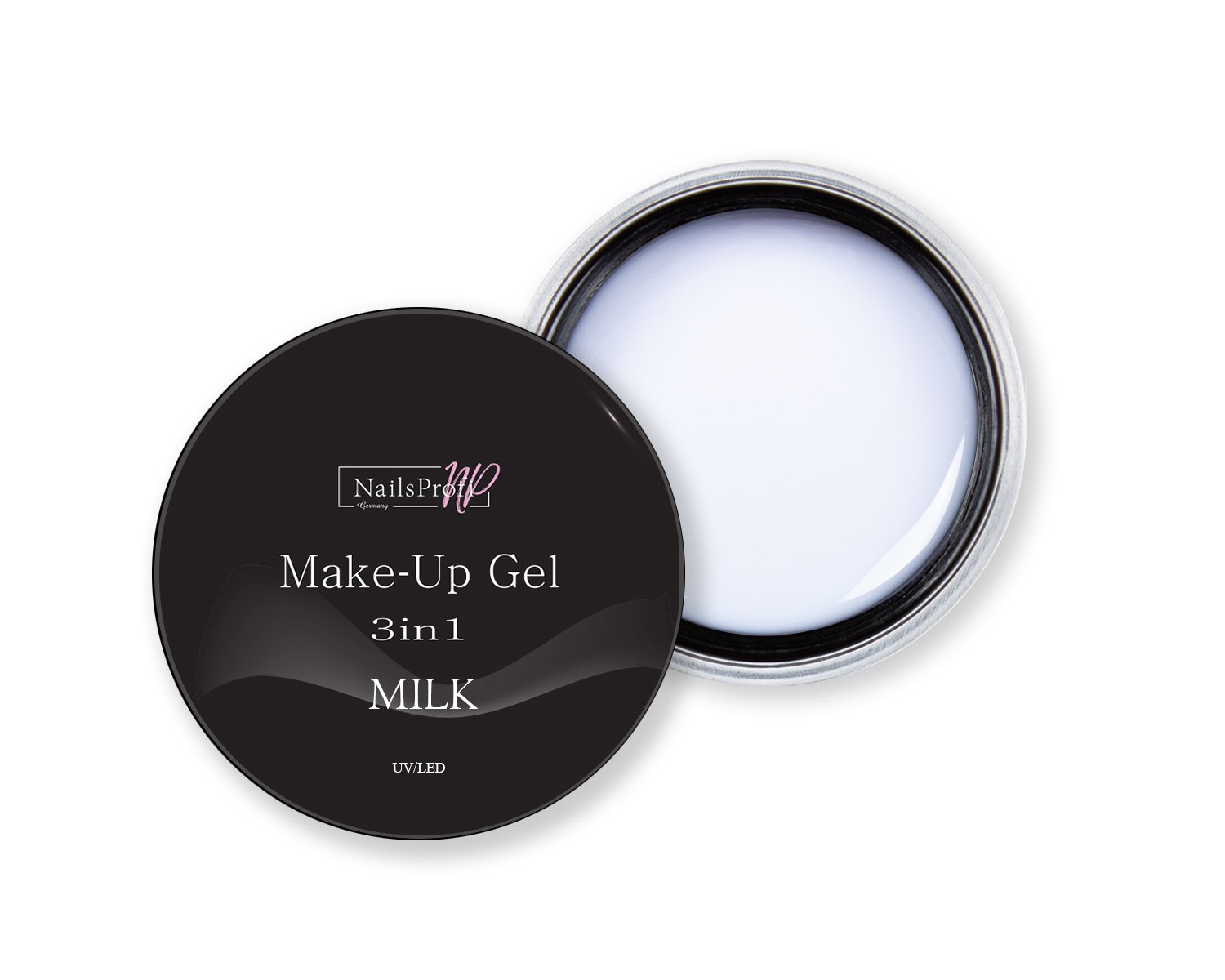 

Гель для маникюра ногтей NailsProfi Make-Up Gel 3in1 Milk - 15 гр, Make-Up Gel 3in1 Milk
